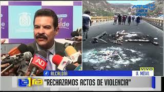 Alcalde de Cochabamba pide al Gobierno abordar bloqueos para el bienestar del departamento