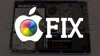 MacBook Pro - Hard Drive Replacement FULL VIDEO!