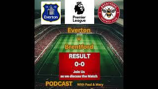 Everton Dominated but still only Drew 0-0 with Brentford.