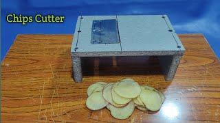 Simple How To Make Potato Slicer !!  Potato Cutter !! chips cutter !! cutter at home !! tool makers