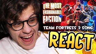 THE MOST FASHIONABLE FACTION | Animated Team Fortress 2 Song | RUSTAGE REACTS