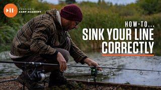 How to sink your line CORRECTLY! | Carp Fishing Advice