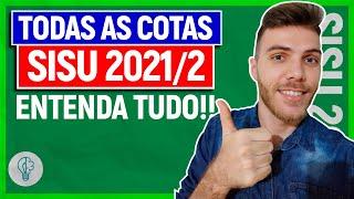 #SISU 2021/2: TODAS AS COTAS | ENTENDA TODAS AS COTAS DO SISU