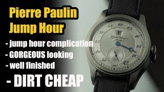 Pierre Paulin Jump Hour - a cool complication in a BEAUTIFUL package...for pennies!!