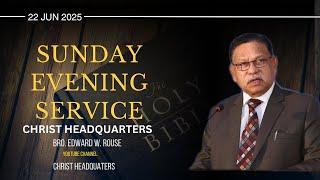 Sunday Evenin Service ||22.06.2025||Bro.Edward.W.Rouse