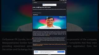 PR Sundar Banned from Trading by SEBI