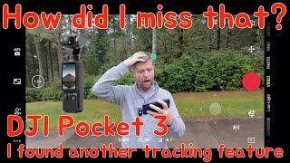 DJI Osmo Pocket 3 - New Face / Subject Tracking Feature