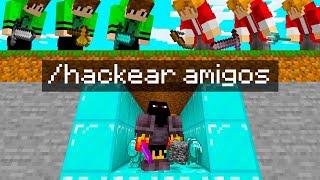 2 CAZADORES vs ATHOS HACKER en MINECRAFT (SPEEDRUN con AMIGOS)