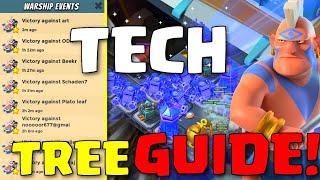 THE Season 75 Tech Tree Guide! ⭐ // Boom Beach Warships