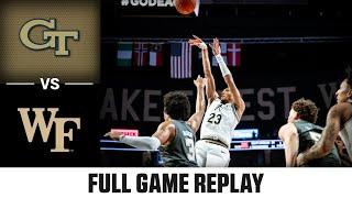 Georgia Tech vs. Wake Forest Full Game Replay | 2024-25 ACC Men's Basketball