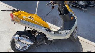 Baja SC50 Scooter No Start Repair - No Spark - Replace Coil, CDI, Stator