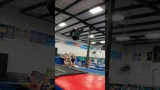 Coach JuJu: Double Front Flip!  #shorts