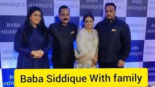 Baba Siddique Zeeshan Siddique With Family At Iftaar Celebration In Bandra