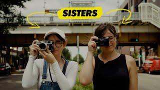 Sisters Shoot Film in Chicago (chill photo walk)