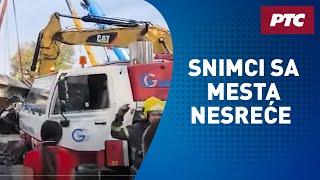 Snimci sa mesta nesreće