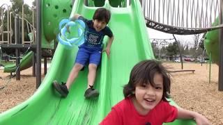 Children playing in the playground indoor fun for kids With ZF Kids