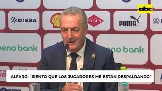 Las palabras de motivación de Gustavo Alfaro a Tony Sanabria