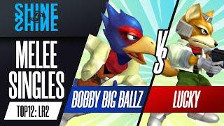 bobby big ballz vs Lucky - Melee Singles Top 12: Losers R2 - Shine 2022 | Falco vs Fox