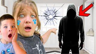 SOMEONE BROKE INTO OUR HOUSE WHILE AUBREY and CALEB are HOME ALONE!!