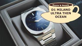 Beans & Bezels - D1 Milano Ultra Thin Ocean - Unboxing and A Closer Look