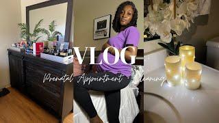 VLOG | BEDROOMS + BATHROOM RESET  | PRENATAL CHECK UP | Saunders Family