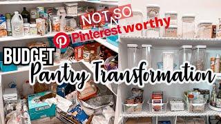 PANTRY TRANSFORMATION | Pantry organization dollar tree Pantry | CLEAN WITH ME CLEANING MOTIVATION