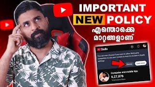 YouTube New Important Policy  എന്തൊക്കെ മാറ്റങ്ങളാണ് വരുന്നത്  | Third Party Training YouTube