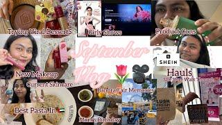 SEP VLOG Skincare/Scent Combo/Memories/Makeup/Food/Shows | Shein,Lush,Bath & Body Works Haul Dubai