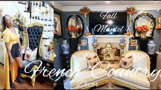 French Country Decor/ Fall 2024 Mantel Decorate With Me/ Decorating Ideas