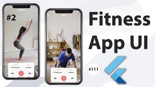 Flutter Tutorial - 2/2 Fitness App UI