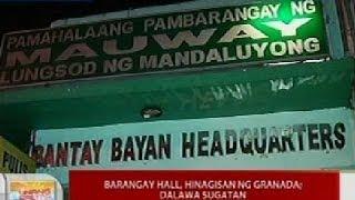 UB: Barangay hall sa Mandaluyong City, hinagisan ng granada; 2, sugatan