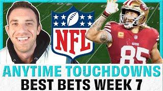 NFL Week 7 | 6 Anytime Touchdown Best Bets | Picks & Projections Today | Land Your Bets