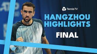 Marin Cilic vs Zhizhen Zhang For The Title!  | Hangzhou 2024 Final Highlights