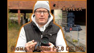 Das neue E Mount apsc Sigma18-50mm F2,8 DC DN #check