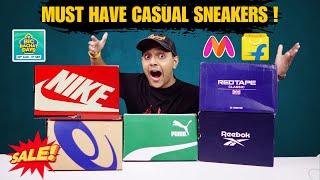 5 NEW CASUAL SNEAKERS UNBOXING & REVIEW 