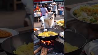 Cooking cat !! #shorts #ytshorts #Abhishek-ai-j2 #youtubeshorts #cooking #cooking #shortvideo