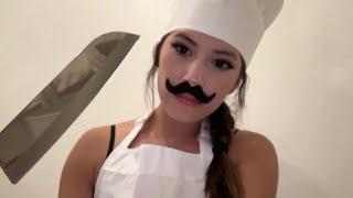 *semi violent* cranial nerve exam by chef (asmr)