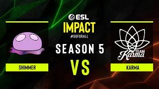 shimmer vs. Karma - Map 1 [Nuke] - ESL Impact S5 - NA