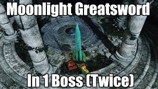 How to Get the Moonlight Greatsword in 1 Boss (Dark Souls 2 Edition)