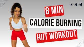 8 MIN CALORIE BURNING CARDIO HIIT WORKOUT - Standing Workout