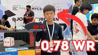 0.78s 2x2 WR Average | Yiheng Wang