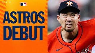 8 STRAIGHT STRIKEOUTS! Yusei Kikuchi's memorable debut with the Astros (11 K!) | 菊池雄星