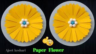  Art And Craft Paper Flowers  How To Make Flowers With Hard Paper   Easy Paper Flower Craft Idea