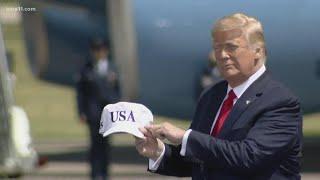 President Donald Trump visits Mankato, Minnesota