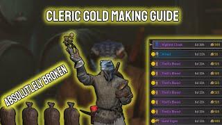 NEW PATCH ABSOLUTELY BROKEN CLERIC GOLD MAKING GUIDE | Dark and Darker