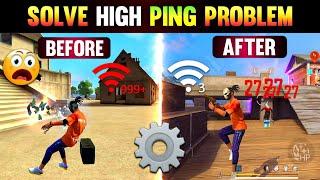 How To Solve 999+ Network Problem Free Fire  || How To Fix High Ping Problem || 999+ Ping Problem