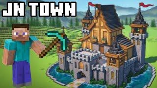 Building Castle In Minecraft | Tutorial for Castle | JN HH Gaming