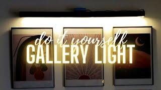 DIY Gallery Light | Budget Friendly