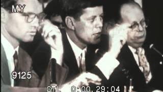 1957 John F. Kennedy Questions Jimmy Hoffa