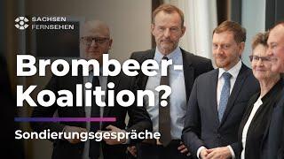 BROMBEER-KOALITION: Politisches Ringen um Sachsens Zukunft gestartet I Sachsen Fernsehen